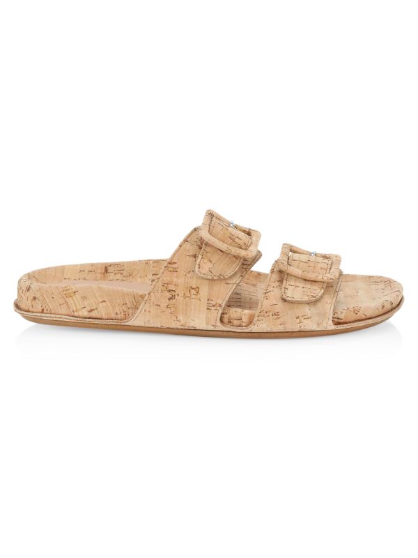 Definery The Loop Double Footbed Cork Sandals